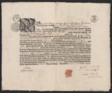 Świadectwo ukończenia praktyki wydane przez Cech Garbarzy w Nysie na nazwisko Franciszek, J&oacute;zef Neumann