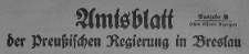 Amtsblatt der Preussischen Regierung in Breslau, 1938. St&uuml;ck 10