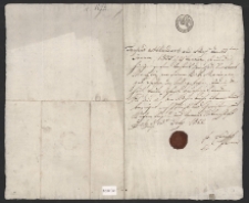 Metryka: J&oacute;zej Menzler ur. 21.01.1805 r. w Białej Prudnickiej