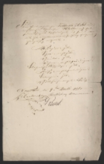 Zaświadczenie szkolne o postępach w nauce wydane dla ucznia garbarskiego Fryderyka Habla