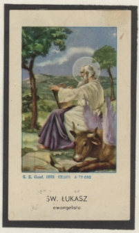 Św. Łukasz ewangelista
