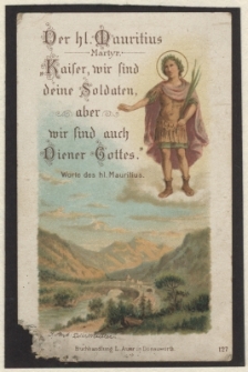 Der hl. Mauritius Martyr