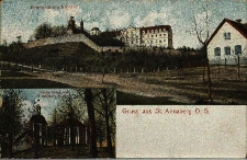 G&oacute;ra Świętej Anny : widok na klasztor i kalwarię