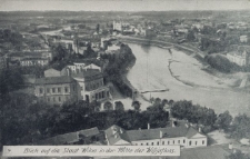 Wilno : widok na miasto i rzekę Wilię