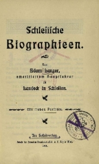 Schlesische Biographien