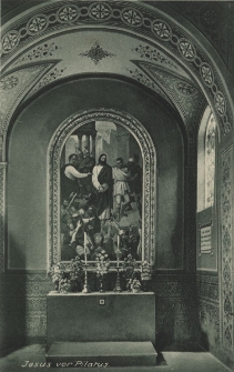 G&oacute;ra Świętej Anny : wnętrze kaplicy &bdquo;Pałac Piłata&rdquo;