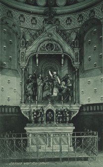 G&oacute;ra Świętej Anny : wnętrze kaplicy &bdquo;Pałac Kajfasza&rdquo;