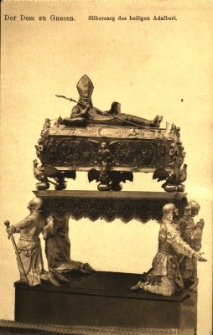 Gniezno : srebrna trumna z relikwiami Świętego Wojciecha z 1662 roku w katedrze