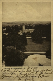 Mysłakowice : widok na pałac