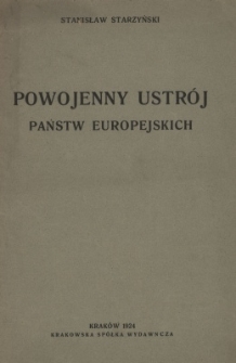 Powojenny ustr&oacute;j państw europejskich