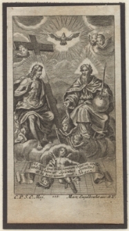 Tres sunt qui testimonium dant in coelo. Pater Verbum et Spiritus Sanctus, et hi tres unum sunt.