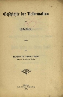 Geschichte der Reformation in Schlesien. Fasc. 2