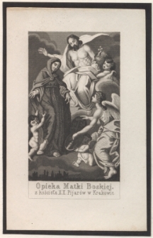 Opieka Matki Boskiej z kościoła X. X. Pijar&oacute;w w Krakowie