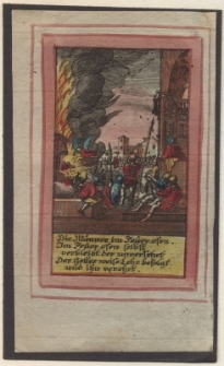Die M&auml;nner im fe&uuml;er ofen. Im fe&uuml;er ofen selbst verbleibtder der unversehrt. Der Gottes weise Lehr befolgt und ihn verehrt.