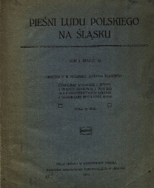 Pieśni ludu polskiego na Śląsku. T. 1, z. 3