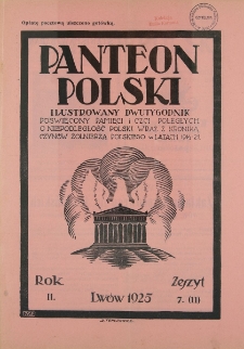 Panteon Polski. R.II, z.7 (11)