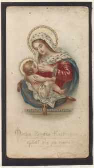 Matka Boska Karmiąca m&oacute;dl się za nami!
