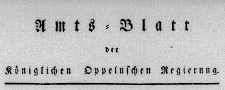Amtsblatt der K&ouml;niglichen Oppelnschen Regierung 1817, St&uuml;ck 3