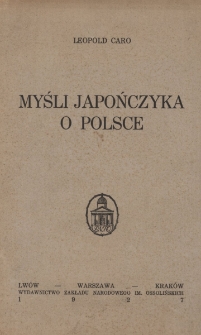 Myśli Japończyka o Polsce