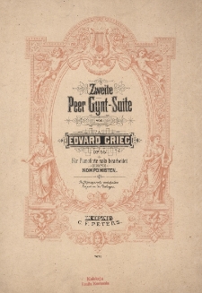 Zweite Peer-Gynt-Suite : Op. 55