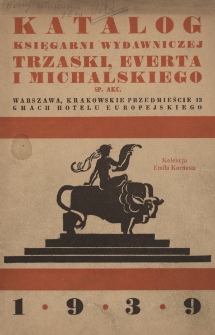 Katalog Księgarni Wydawniczej Trzaski, Everta i Michalskiego Sp. Akc.