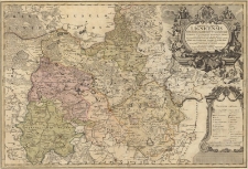 Principatvs Silesiae Lignicensis : in suos circulos, tres nempe Lignicenses, Goldbergensem, Haynavviensem et Lubenensem partiti / ac a I. W. Wieland, geometra et succenturione geodetice emensi exactissima tabula geographica, ob praematuram authoris mortem denuo emendatior reditta per... Matthaeum Schubarth...