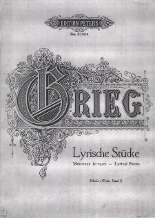 Lyrische Stücke : f&uuml;r Pianoforte