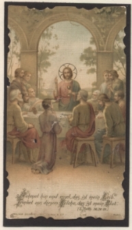 Nehmet hin und esset, das ist mein Leib [&hellip;]