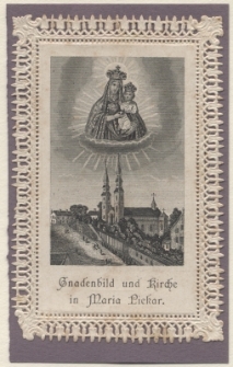 Gnadenbild und Kirche in Maria Piekar.