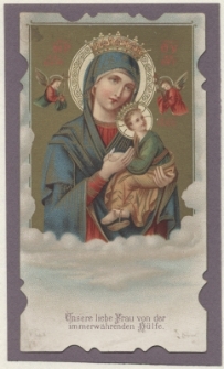 Insere liebe Frau von der immerwahrenden Huelfe.