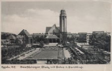 Oppeln : Stra&szlig;burger-Platz mit Peter u. Paulkirche