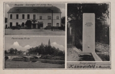 Kammersfeld Kr. Neustadt : Koschella's Gastst&auml;lle zur guten Rast, Partie ander Kirche, Kriegerdenkmal