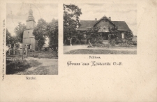 Gru&szlig; aus Kosterlitz : Kirche, Schloss