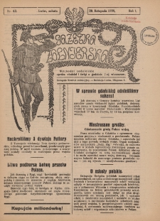 Gazetka Żołnierska, R.1, Nr 62