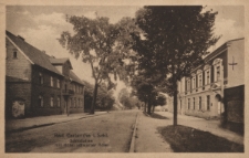 Bad Carlsruhe i. Schl. : Schlossalle mit Hotel schwarzer Adler
