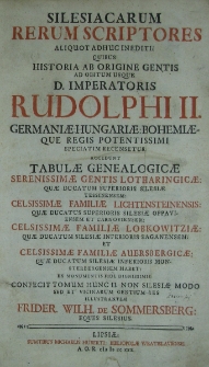 Silesiacarum Rerum Scriptores