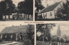 Gruss aus Heinrichsfelde : Gasthaus, Schule, Pastorhaus, Kirche