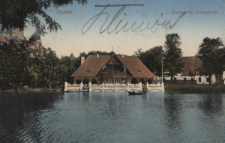 Oppeln : Eishaus mit Schlossteich