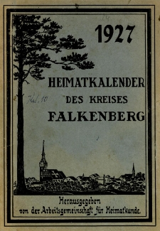 Heimatkalender des Kreises Falkenberg, 1927
