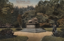 Gruss aus Bad Carlsruhe i. Schl. : Partie beim L&ouml;wendenkmal