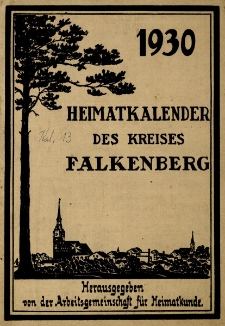 Heimatkalender des Kreises Falkenberg, 1930