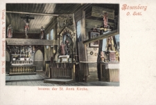 Rosenberg : Inneres der St. Anna Kirche