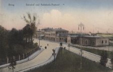 Brieg : Bahnhof und Bahnhofs-Postamt