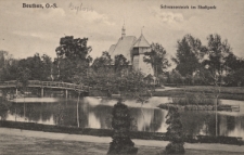 Beuthen : Schwanenteich im Stadtpark
