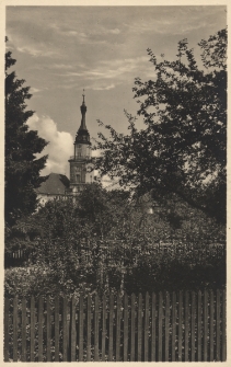 Bad Carlsruhe i. Schles. : Blick auf die evangelische Kirche