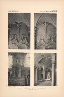 Tafel 158 Rococo-Neuklassicismus : Breslau Klosterstrasse 119 ; Oberpr&auml;sidium ; Glogau Dom