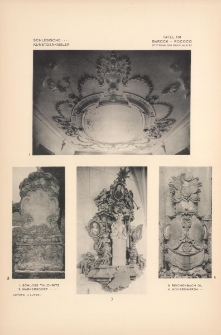 Tafel 161 Barock-Rococo : Schloss Tauchritz ; Markersdorf ; Reichenbach Ol. ; Hoyerswerda