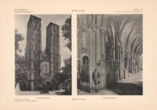 Tafel 13 Mittelalter : Breslau Dom Westansicht, Chorumgang