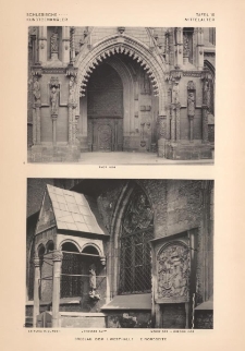 Tafel 16 Mittelalter : Breslau Dom Westhalle, Nordseite