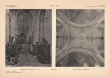 Tafel 26 Mittelalter : Breslau Sandkirche gegen westen ; Kreuzkirche Vierung